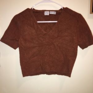 Rust crop top